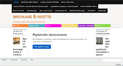 Desktop Screenshot of bricolage-ricette.com
